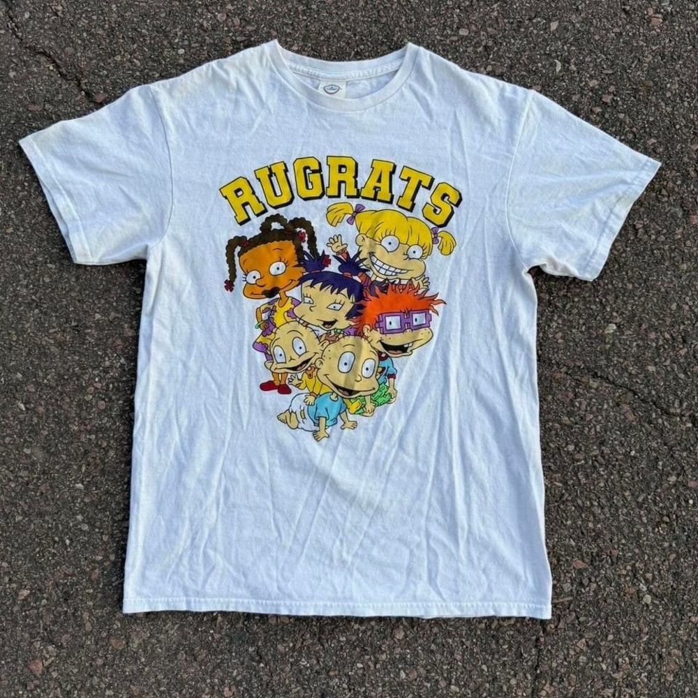 Vintage Rugrats white graphic tee‎ Size M